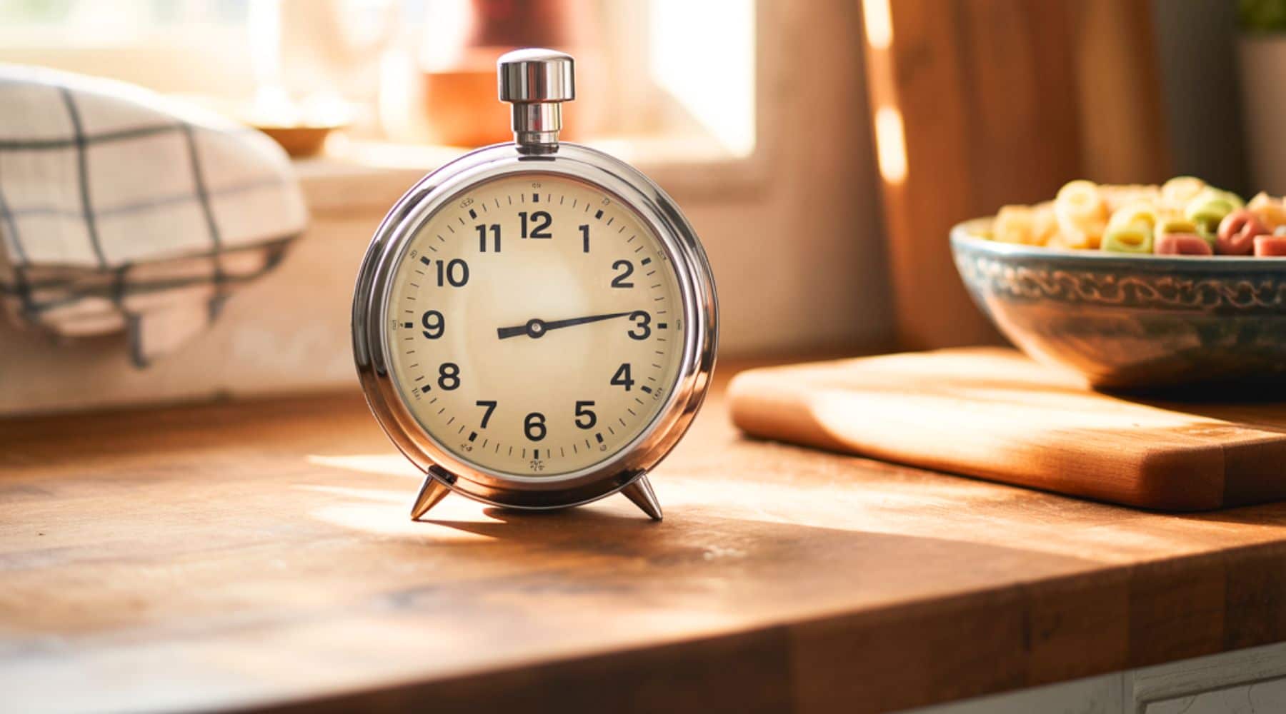Analog kitchen timer